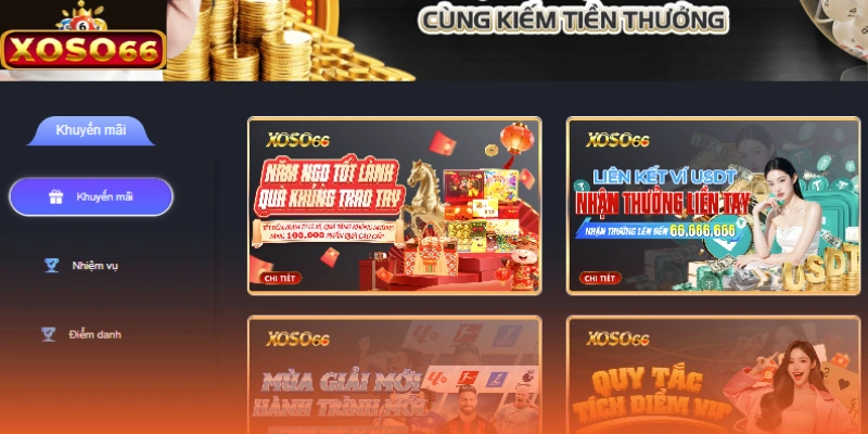 Nhà cái triển khai hàng loạt ưu đãi hấp dẫn thường xuyên