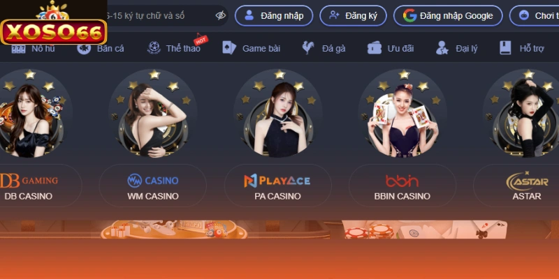 Xoso 66 hợp tác cùng nhiều nhà game uy tín